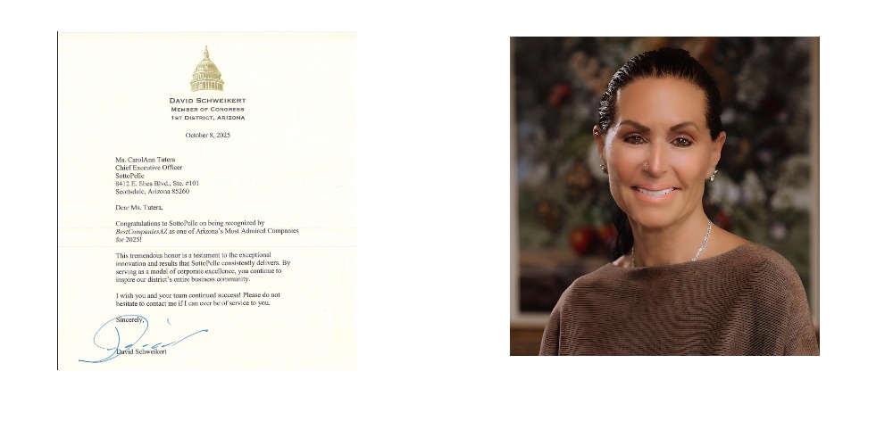 “A Testament to the Exceptional Innovation”: SottoPelle Receives an Official Letter from the Member of Congress